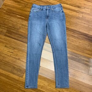 Seven 7 Women's Size 8 Oxford Wash High Rise TummyLess Skinny Jeans Casual Blue‎